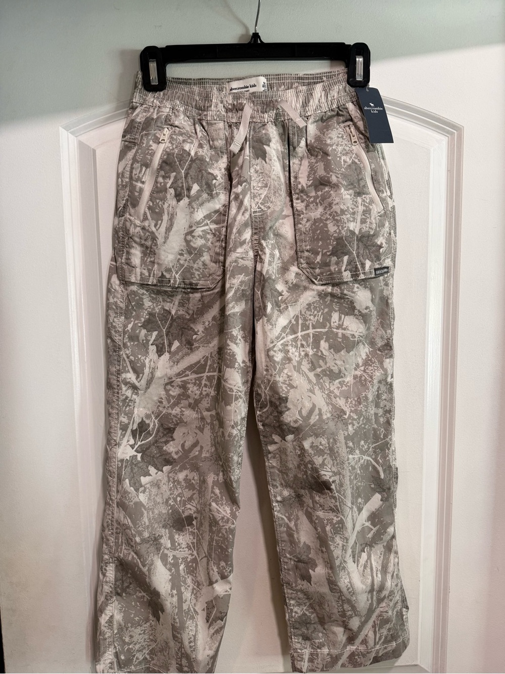 abercrombie kids Boys' Camouflage Cargo Pants - Taupe and Gray